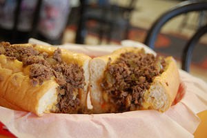 Savor a Classic Philly Cheesesteak and Craft Brew at Claymont Steak Shop near Meetinghouse